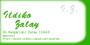 ildiko zalay business card